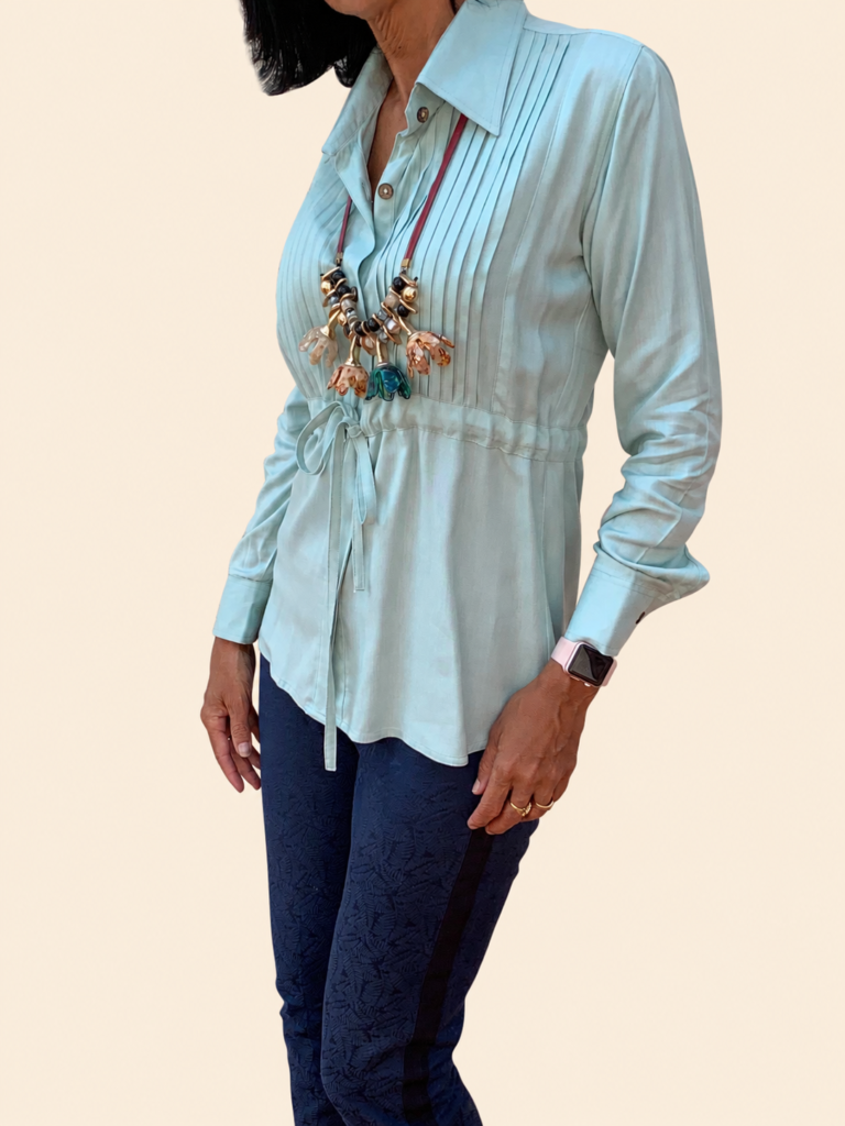 Bambusbluse Mint