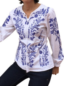 PopelineBlousecottonblue