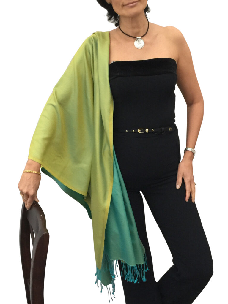 Silk Shawl Mint