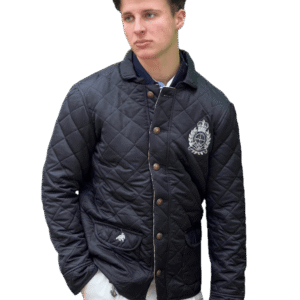 Steppjacke Schwarz Herren, Übergangsjacke, Fleur d'Héritage