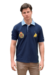 Polo shirt Blau Kurzarm