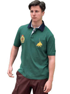 Polo Shirt Grün Kurzarm, Pique Polohemd