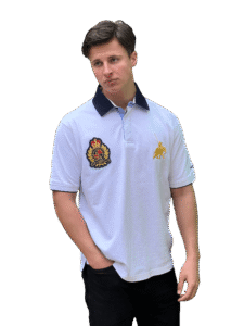 Poloshirt Weiss Kurzarm
