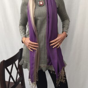 Seidenschal scarf Lila
